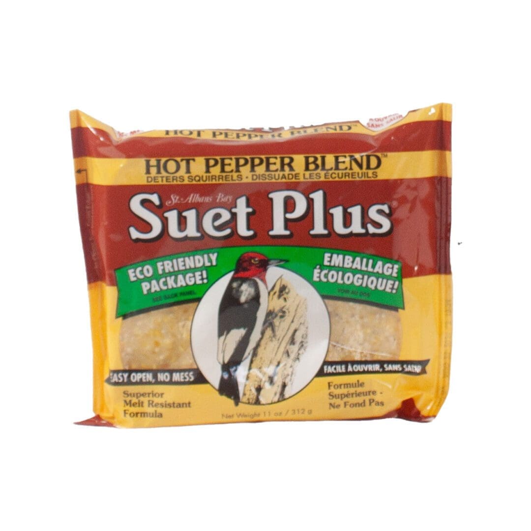 Suet Plus Hot Pepper Blend package